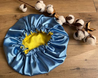 Reversible silk nightcap