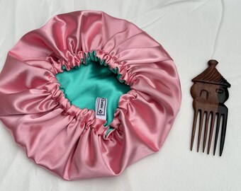 Reversible silk nightcap