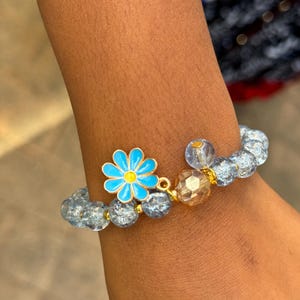glass pearl bracelet