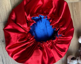 Reversible silk nightcap