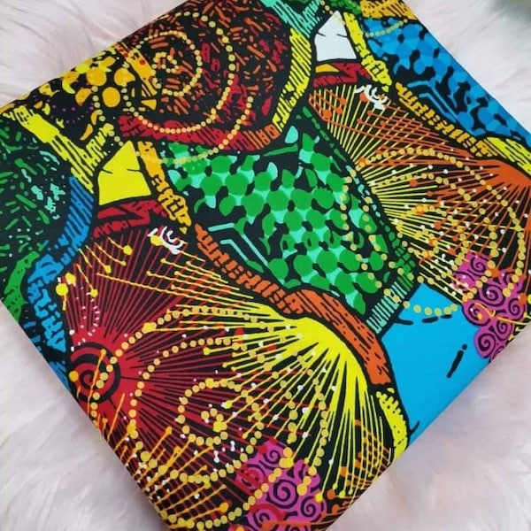 African Wax fabrics 100% cotton "festival"