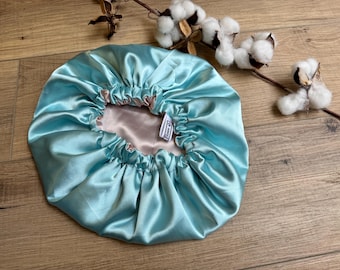 Reversible silk nightcap