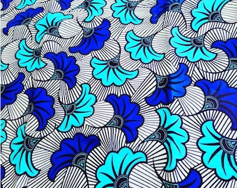 Wax fabrics 100% cotton “blue of you”