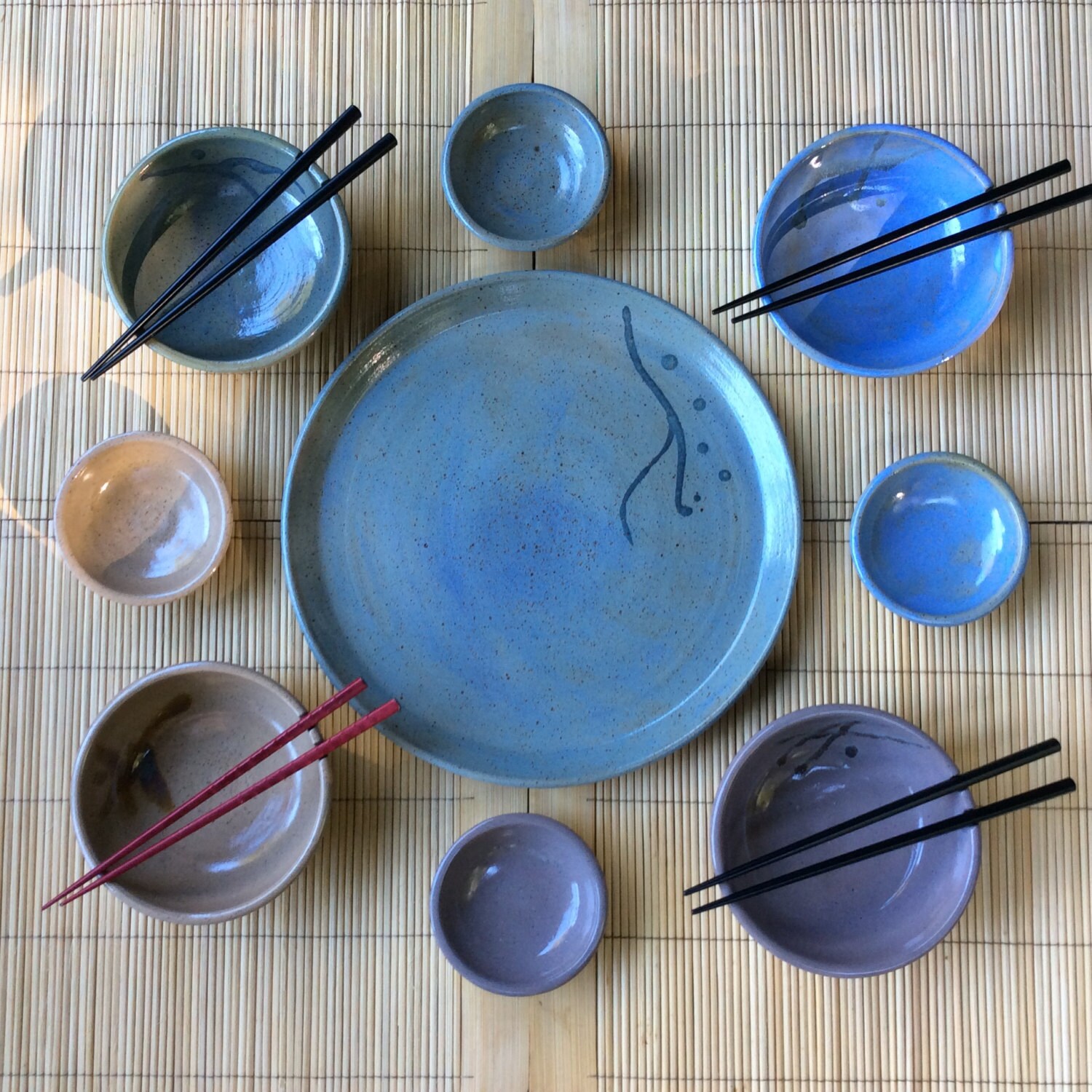 Sushi Set for 4 Etsy