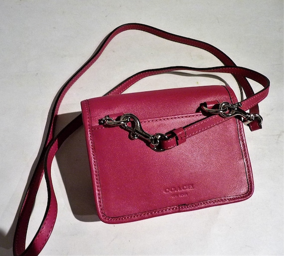 Coach magenta pink mini bag - image 3