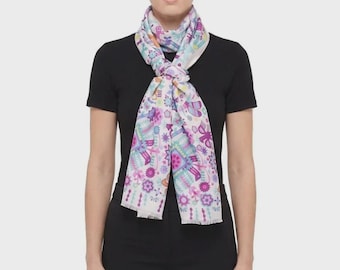 Pineda Covalin Huichol Spirit scarf