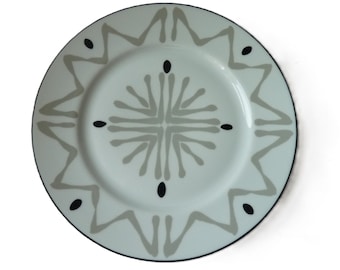 Limoges France Bill Goldsmith FLORIDA GRAY Salad Plate 8 3/4"