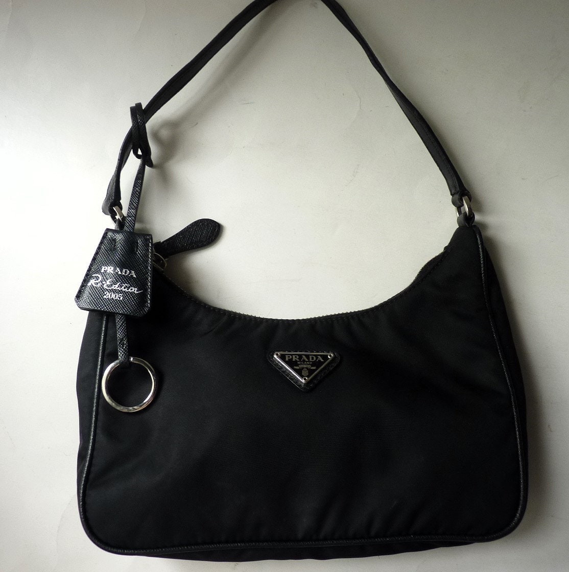 PRADA Re-edition 2005 Mini Bag Hand Nylon Saffiano Leather