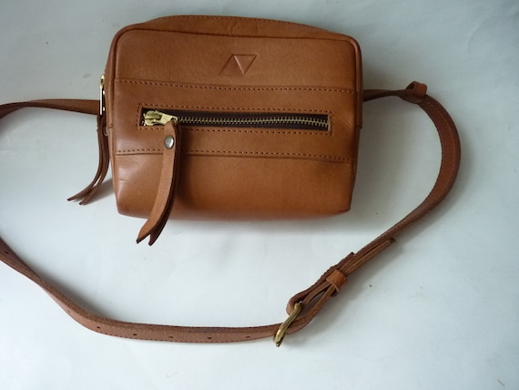 Abby Alley Kenya Tan Leather Fanny Pack Waist Bag - Etsy display picture 3