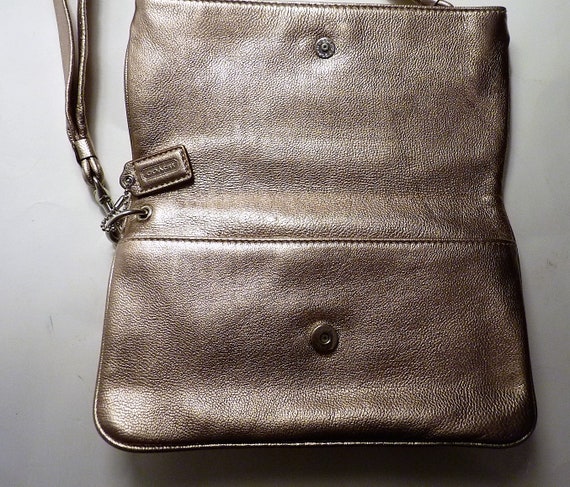 Rose gold coach wallet sale