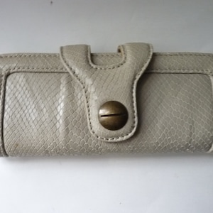 Gerald Darel Schlangenleder geprägte Geldbörsen-Clutch