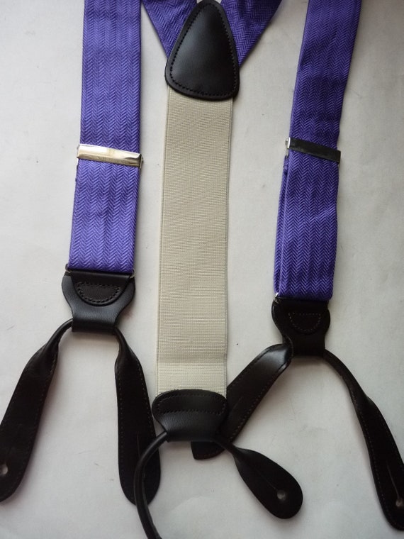 Bretelles Trafalgar édition Limitée Année 2000 - Soie Multicolore, Occasion En Excellent état