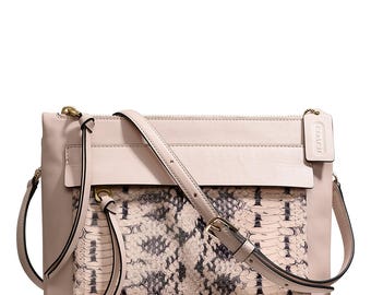 Sac bandoulière Coach Madison Felicia en python