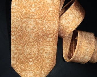 Pineda Covalin Stone of The Sun silk tie