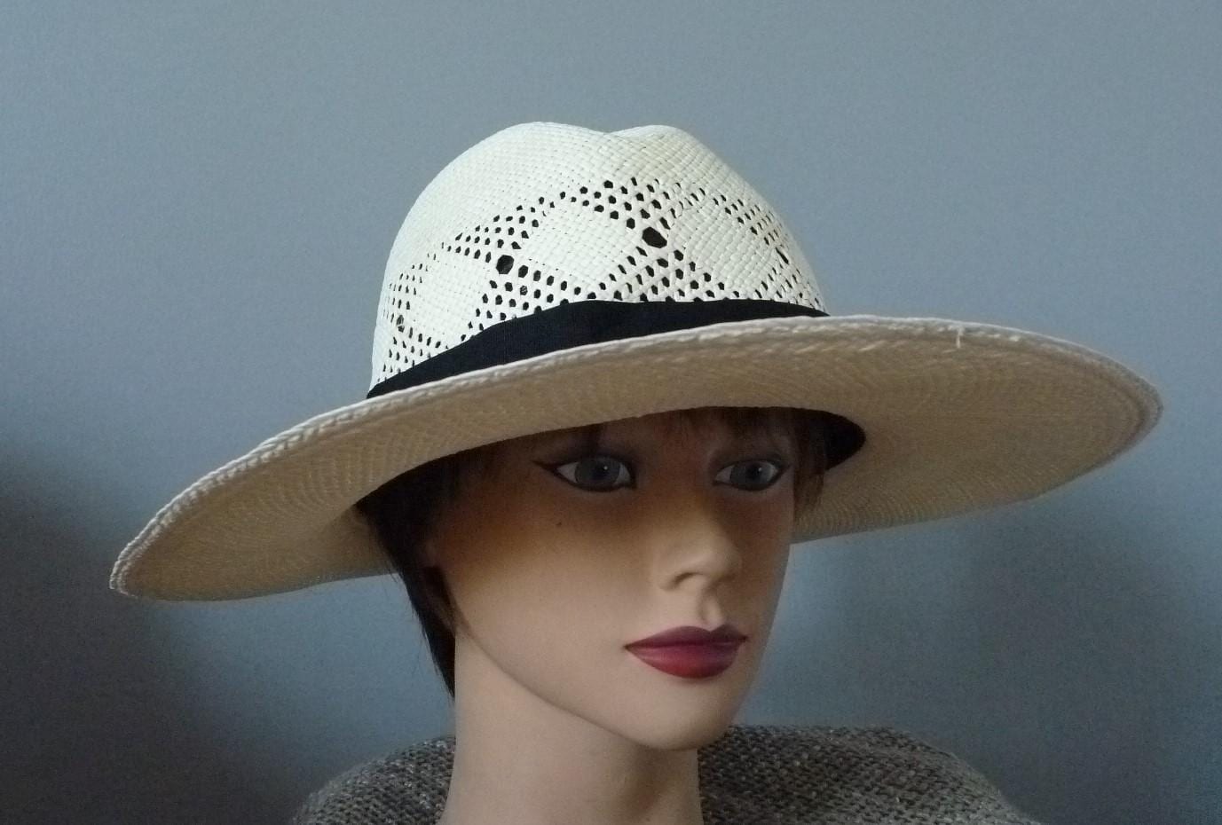 Montecristi 100% Genuine Toquilla Panama Hat 62 - Etsy display picture 3