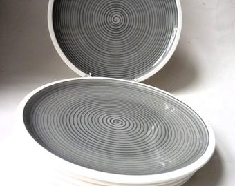 Villeroy & Boch Salad Plate Artesano Nature Manufacture Gris 8 3/4"