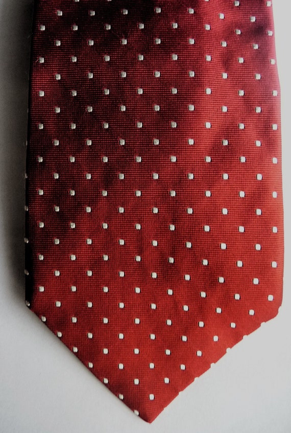 Brooks Brothers red white silk tie NWT!