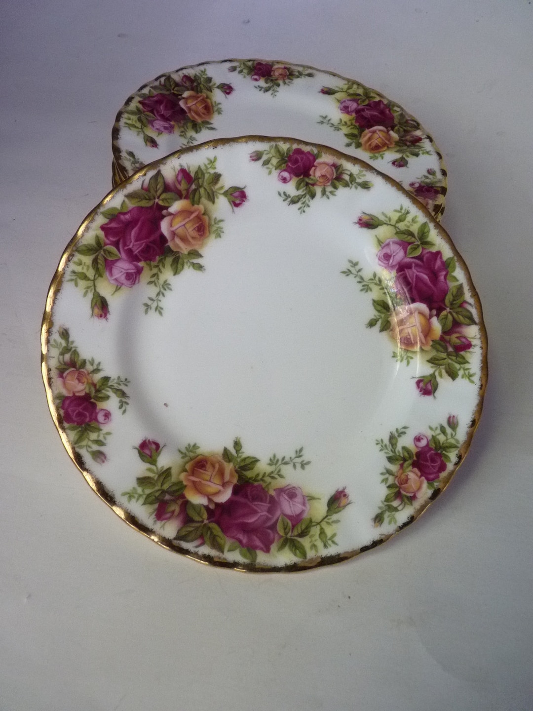 Royal Albert Old Country Roses Bread Butter Plate - Etsy