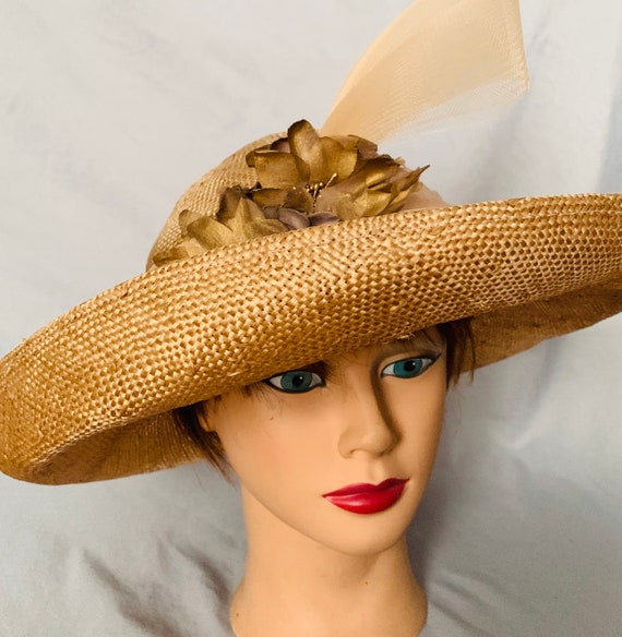 Whittal & Shon wide brim straw hat