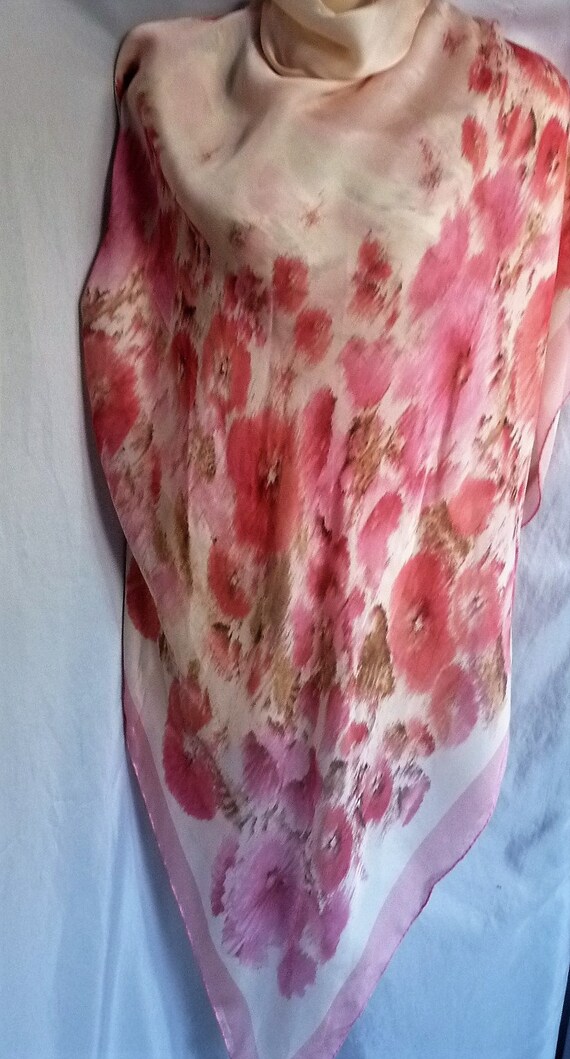 Summer Sorbet Chiffon Flowy Wrap