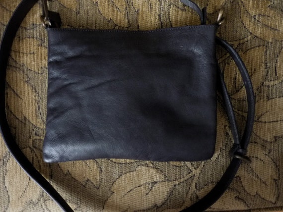 Valentina Italy woven black leather crossbody bag - image 3