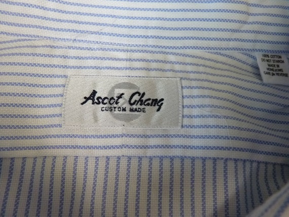 Ascot Chang Thomas Mason Silverline dress shirt 1… - image 3