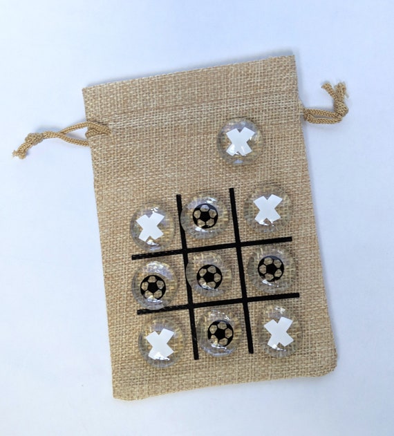 Soccer Birthday Party Favor - End of Season or Banquet Gift - Birthday Gift - Christmas Present or Stocking Stuffer -Tic Tac Toe Game Il_570xn