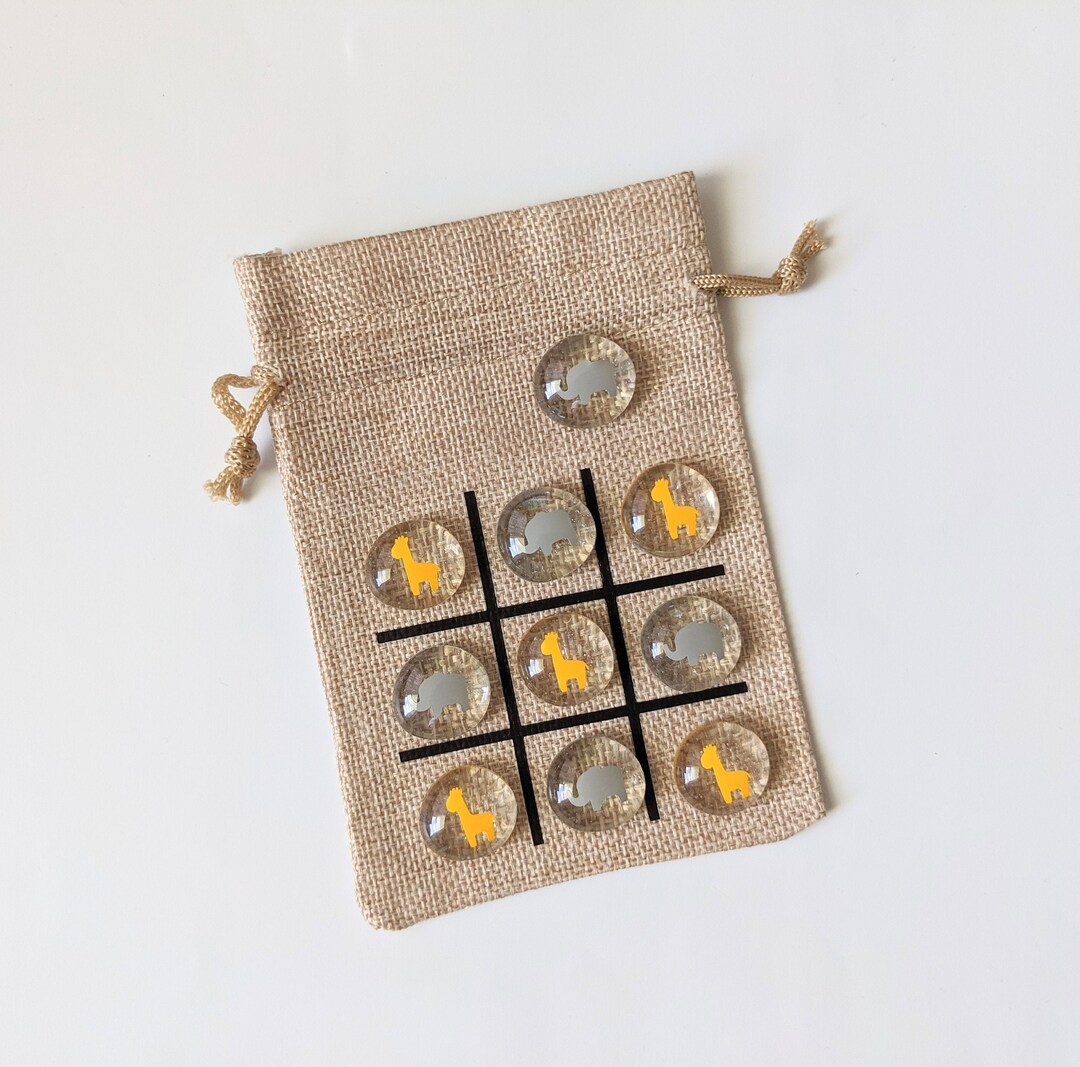 Zoo Animal Tic Tac Toe Game: Safari Birthday Party Favor - Etsy