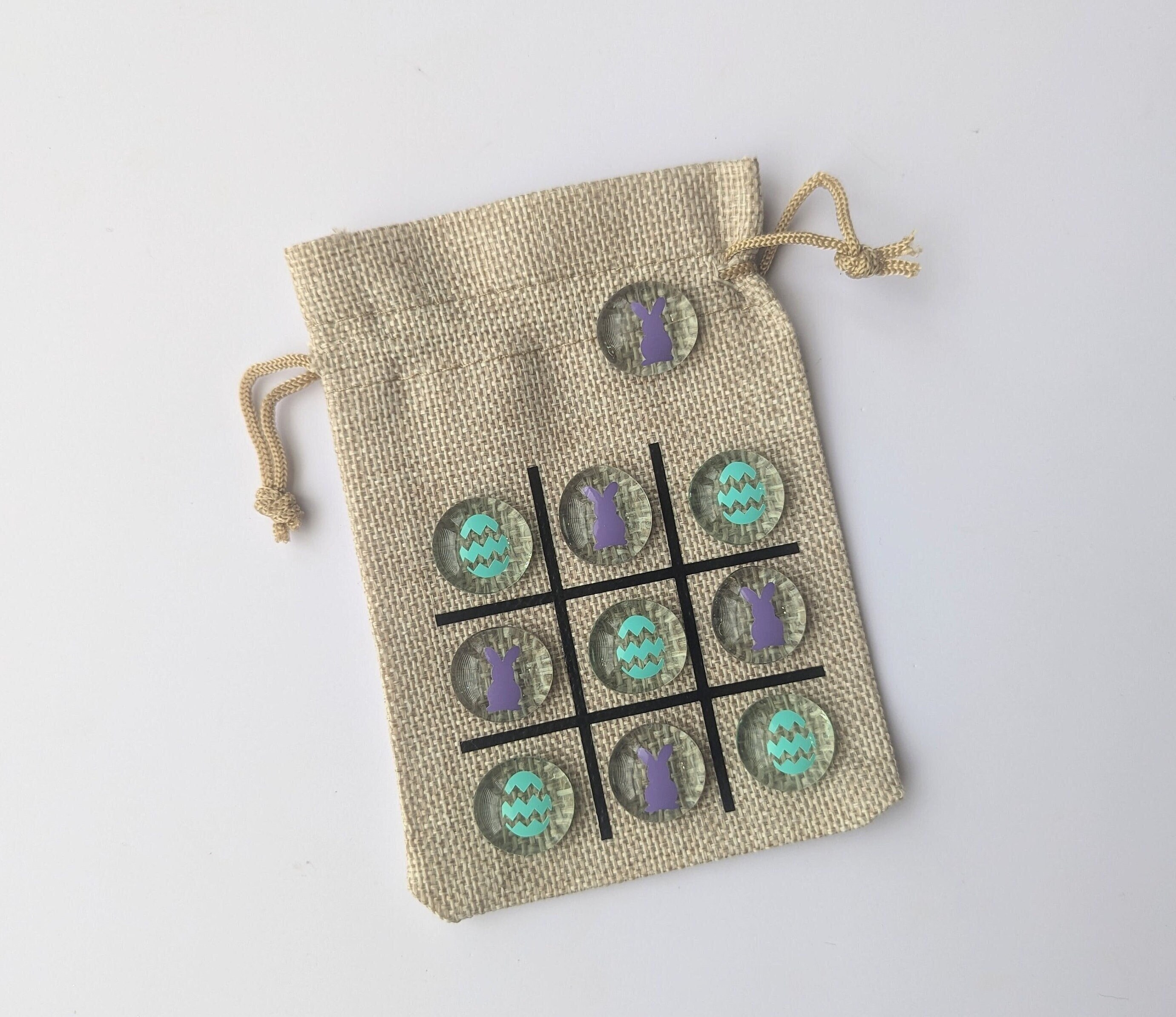 Easter Tic Tac Toe Game: Bunny & Egg Basket Filler - Etsy