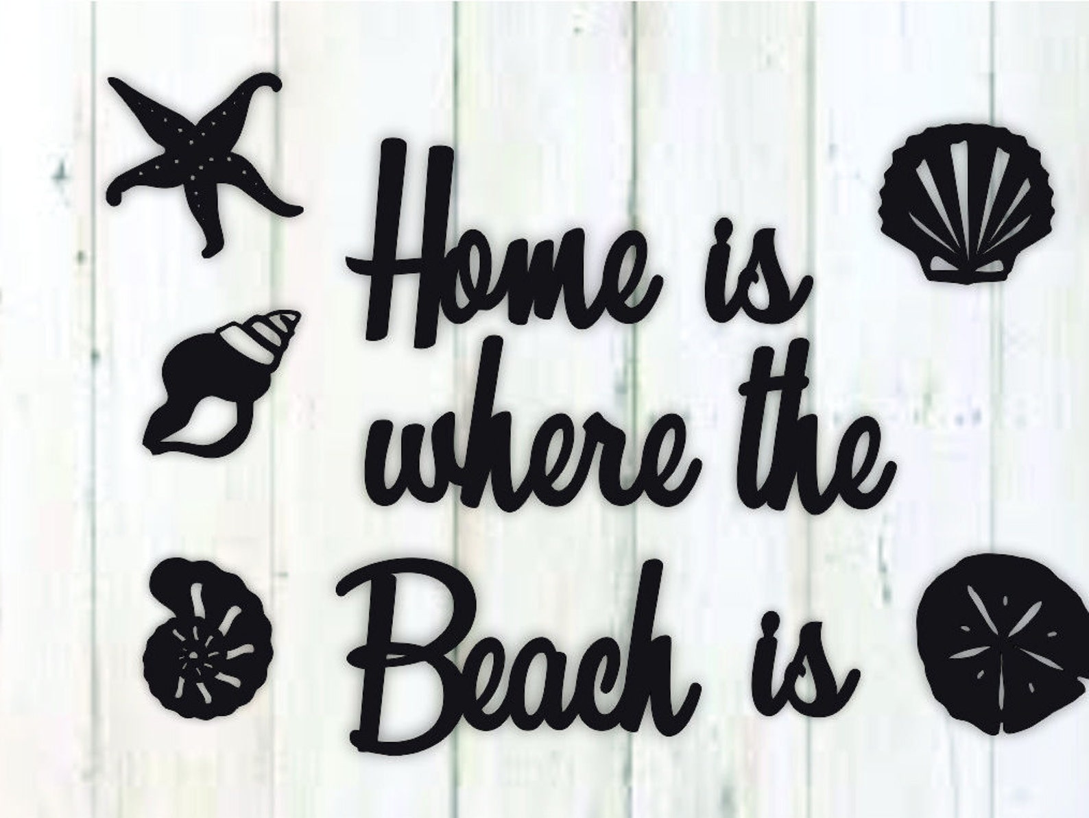 Home is Where the Beach Is..... Quotes & Wall Decor Tak N Etsy