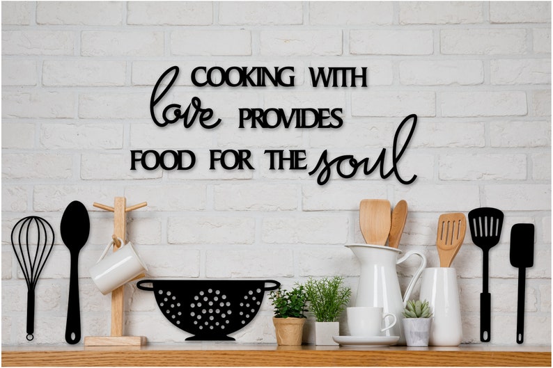 Cooking With Love Provides Food for the Soul..... Quotes & Etsy