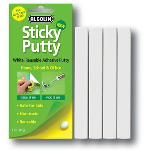 Sticky Putty 3oz ReUseable Poster Putty Tak