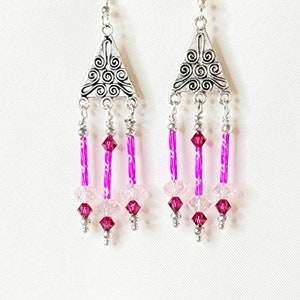 Pink Chandeliers