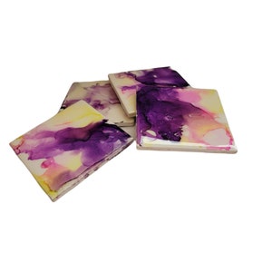 Ceramic Tile Coasters - Set of 4