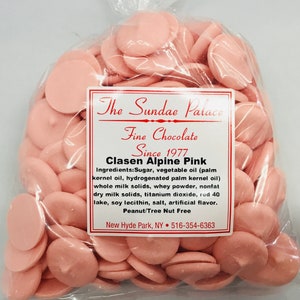 Pink Candy Pink Coating Wafers  Strawberry Flavor Compound Chocolate Melts
