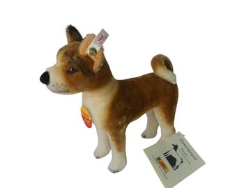 Steiff Basenji Dog Plush Limited Edition 996702 w/Original Tags HTF