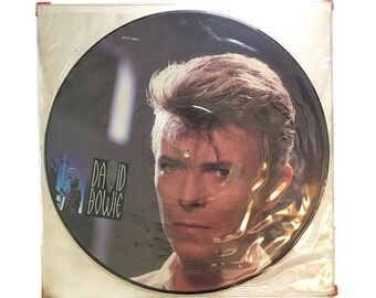 David Bowie, "Loving the Alien", "Don't Look Down", vinyl record single, 12in single, rare, remix, picture disc, 1980s, pop