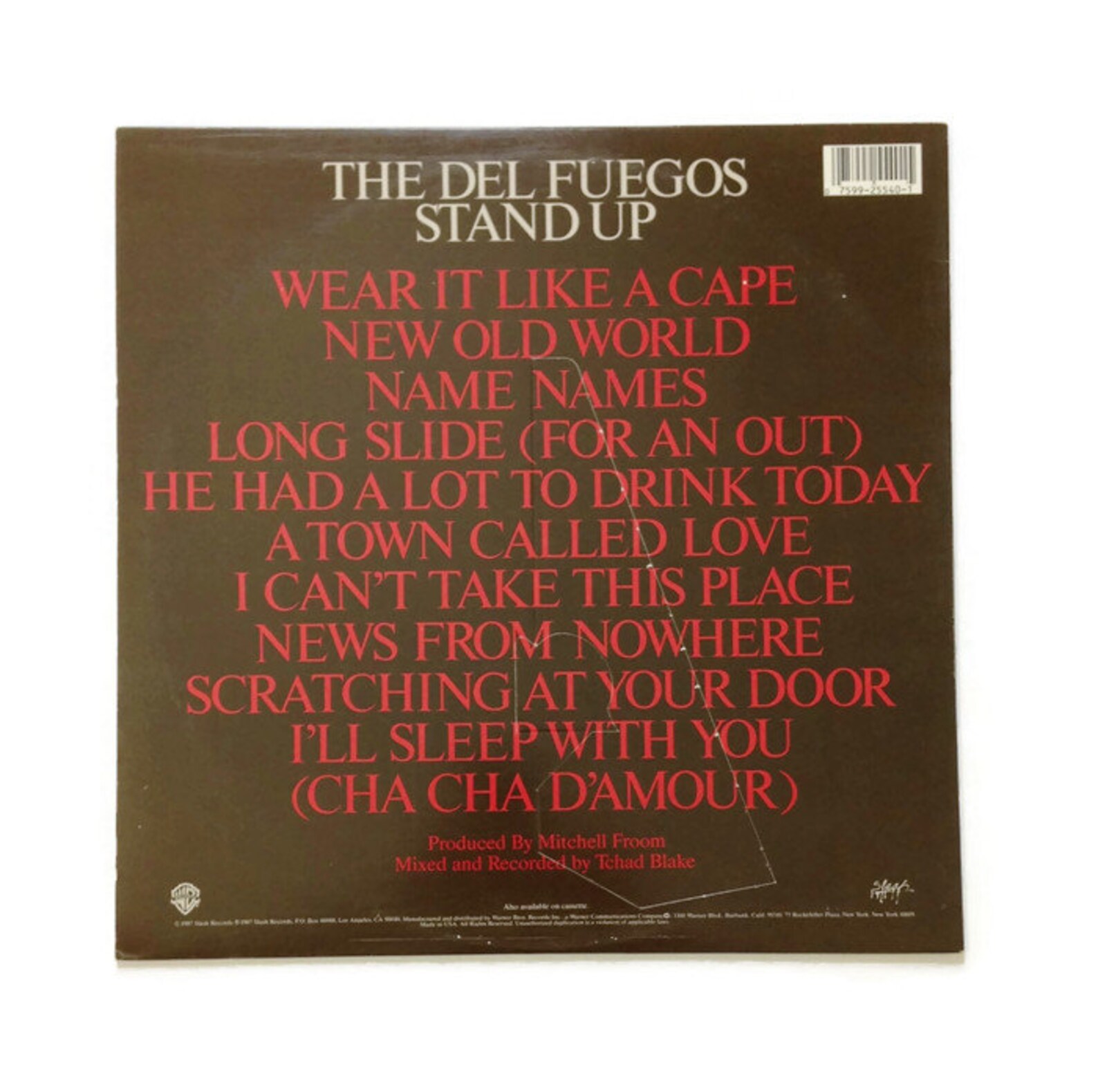 The Del Fuegos stand Up Vinyl Record Album New Etsy
