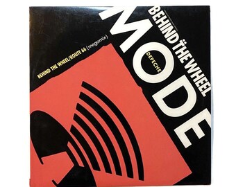 Depeche Mode, "Behind the Wheel", "Route 66", remix, vinyl record single, 12in EP, 1980s, new wave, synth