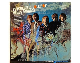 Blues Magoos, "Psychedelic Lollipop", vinyl record album, rock LP, psych, garage, nuggets, 1960s, stereo, misprint, tobacco road