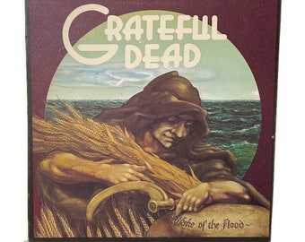 Grateful Dead, "Wake of the Flood", vinyl record album, classic rock lp, 1970s, jam band, Jerry Garcia, Bob Wier, weed