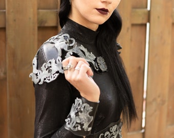 Dark Queen, Komplettset, Korsett und Kleid