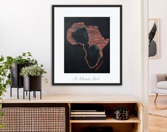 Motherland 36", Contemporary, "Poster Print", Wall Art