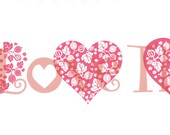Pyrex Inspired Gooseberry heart vinyl decal