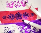 Pyrex mixing bowls stack coloring page - instant download