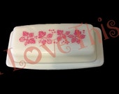 Pyrex Gooseberry - Butterdish vinyl decal