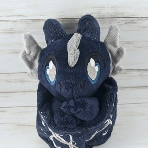 Reversible Dragon Plush - Dragon Plush - Dragon Egg Plush -