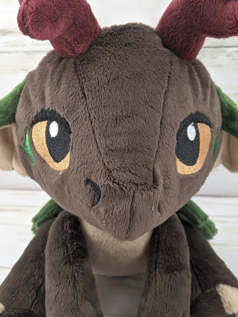 Earth Elemental Dragon Plush Floppy Dragon Plush Toy | Etsy