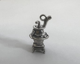 Stove Sterling Silver 3D Charm for Charm Bracelet