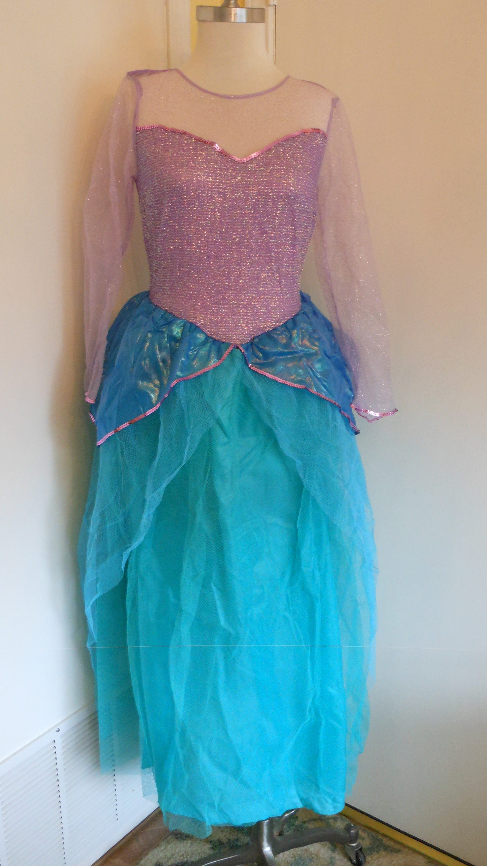 La Petite Sirène Princesse Ariel Eric Prince Hommes Costumes Cosplay Halloween